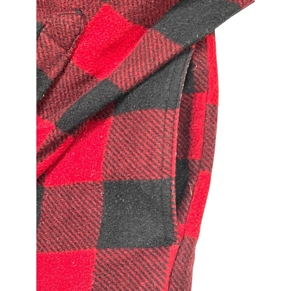 Wrangler Shirt Jacket Mens Small Buffalo Plaid Lined Shacket Outdoor Workwear - Picture 4 of 9